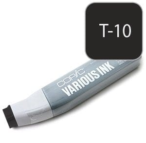 Copic Various Inks Refill T-Series - Toner Gray 10 (T10) cvit10 300 Copic Various Inks Refill T-Series - Toner Gray 10 (T10)