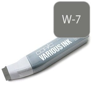 Copic Various Inks Refill W-Series - Warm Gray 07 (W07) cviw7 300 Copic Various Inks Refill W-Series - Warm Gray 07 (W07)