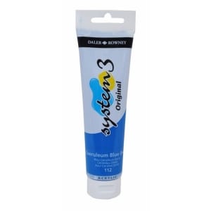 Daler Rowney System 3 Original Acrylic 150 ml - Coeruleum Blue