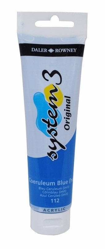 Daler Rowney System 3 Original Acrylic 150 ml - Coeruleum Blue