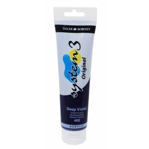 Daler Rowney System 3 Original Acrylic 150 ml - Deep Violet
