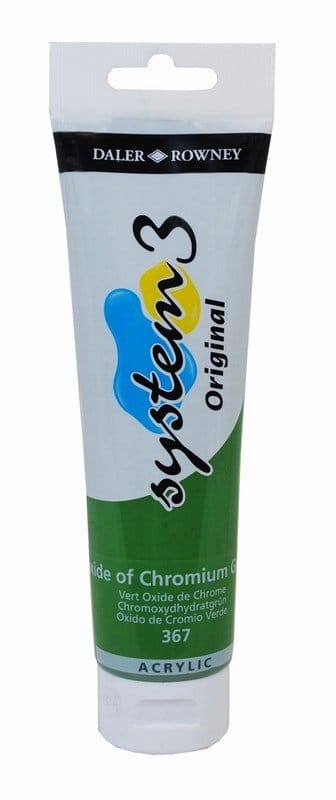 Daler Rowney System 3 Original Acrylic 150 ml - Oxide of Chromium Green