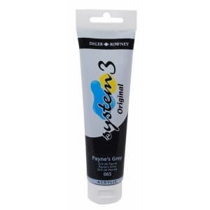 Daler Rowney System 3 Original Acrylic 150 ml - Paynes Gray