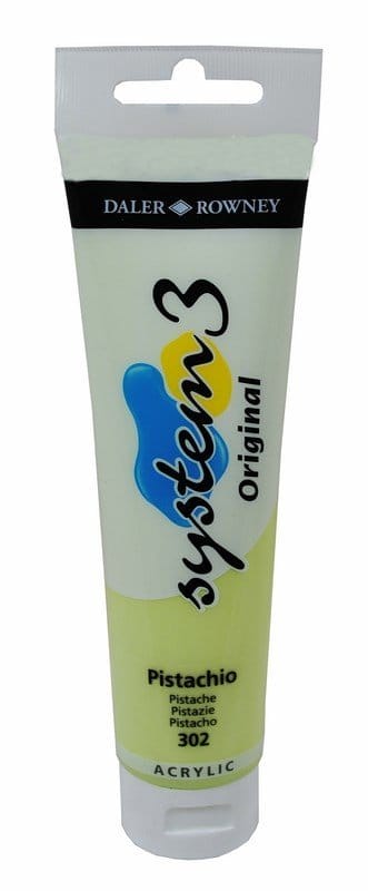 Daler Rowney System 3 Original Acrylic 150 ml - Pistachio system3 original acrylic colour 150ml pistachio Daler Rowney System 3 Original Acrylic 150 ml - Pistachio