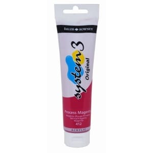Daler Rowney System 3 Original Acrylic 150 ml - Process Magenta