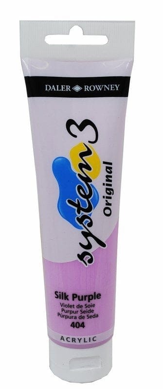 Daler Rowney System 3 Original Acrylic 150 ml - Silk Purple system3 original acrylic colour 150ml silk purple Daler Rowney System 3 Original Acrylic 150 ml - Silk Purple