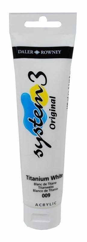Daler Rowney System 3 Original Acrylic 150 ml - Titanium White