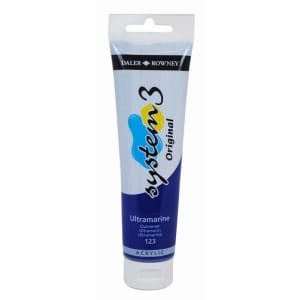 Daler Rowney System 3 Original Acrylic 150 ml - Ultramarine