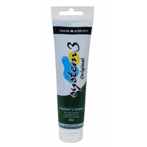 Daler Rowney System 3 Original Acrylic 150 ml - Hookers Green