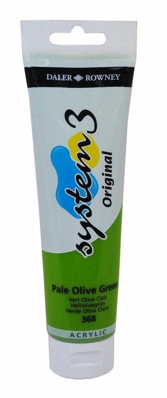 Daler Rowney System 3 Original Acrylic 150 ml - Pale Olive Green