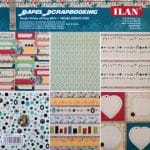 Ilan 12 by 12 Paper Pack - Brights (Set of 6 sheets)