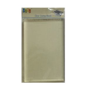 Clear Acrylic Block (80mm by 120 mm)