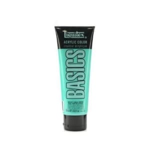 Liquitex Basics Acrylic Paint - Bright Aqua Green (118ML)