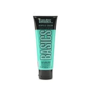 Liquitex Basics Acrylic Paint - Bright Aqua Green (118ML)