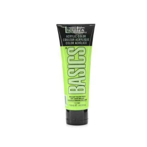 Liquitex Basics Acrylic Paint - Brilliant Yellow Green (118ML) brilliant yellow green Liquitex Basics Acrylic Paint - Brilliant Yellow Green (118ML)