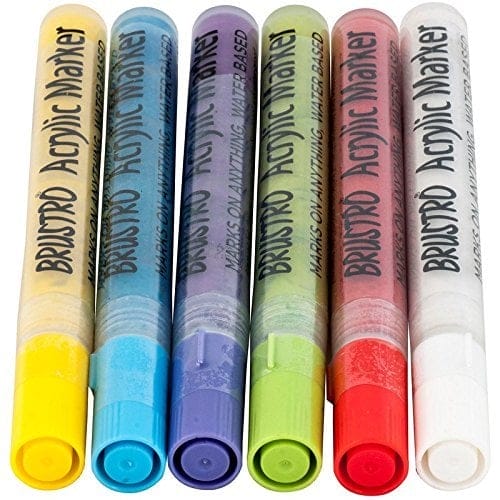 Brustro Acrylic Marker Set of 6 - Set A brustro acrylic marker set of 6 set a Brustro Acrylic Marker Set of 6 - Set A