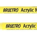 Brustro Acrylic Paint Marker - Lemon Yellow