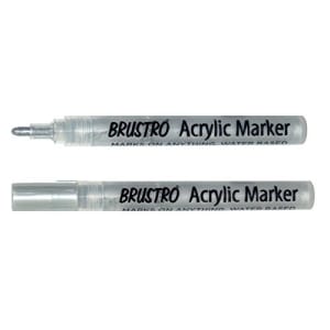 Brustro Acrylic Paint Marker - Silver