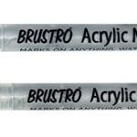 Brustro Acrylic Paint Marker - Silver