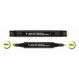Brustro Twin Tip Alcohol Based Marker - Anise
