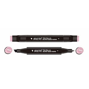 Brustro Twin Tip Alcohol Based Marker - Antique Pink