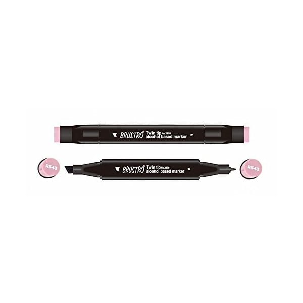 Brustro Twin Tip Alcohol Based Marker - Antique Pink