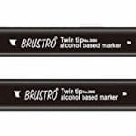 Brustro Twin Tip Alcohol Based Marker - Antique Pink