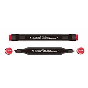 Brustro Twin Tip Alcohol Based Marker - Argile