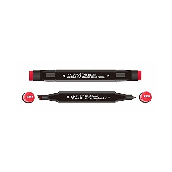 Brustro Twin Tip Alcohol Based Marker - Argile