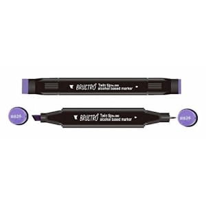 Brustro Twin Tip Alcohol Based Marker - Aster Tataricus