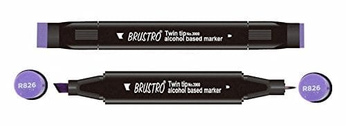 Brustro Twin Tip Alcohol Based Marker - Aster Tataricus brustro aster tataricus Brustro Twin Tip Alcohol Based Marker - Aster Tataricus