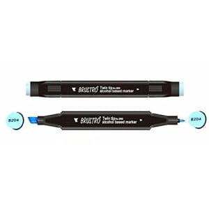Brustro Twin Tip Alcohol Based Marker - Baby Blue