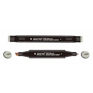 Brustro Twin Tip Alcohol Based Marker - Baby Skin Pink