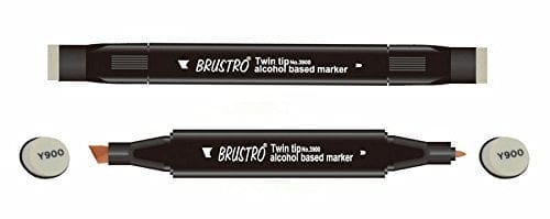 Brustro Twin Tip Alcohol Based Marker - Baby Skin Pink brustro baby skin pink Brustro Twin Tip Alcohol Based Marker - Baby Skin Pink