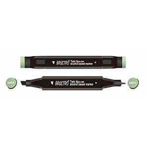 Brustro Twin Tip Alcohol Based Marker - Beetle
