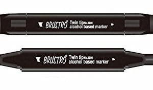 Brustro Twin Tip Alcohol Based Marker - Beetle
