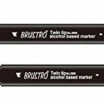Brustro Twin Tip Alcohol Based Marker - Bitter Chocolate