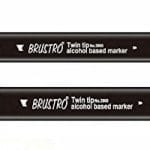 Brustro Twin Tip Alcohol Based Marker -  Blue Grey 1