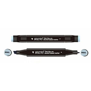 Brustro Twin Tip Alcohol Based Marker - Blue Grey 5