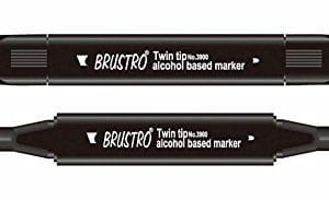 Brustro Twin Tip Alcohol Based Marker - Blue Grey 9