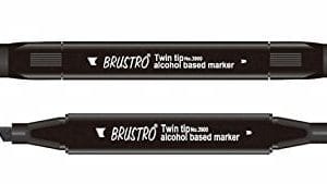 Brustro Twin Tip Alcohol Based Marker - Blue Grey 7