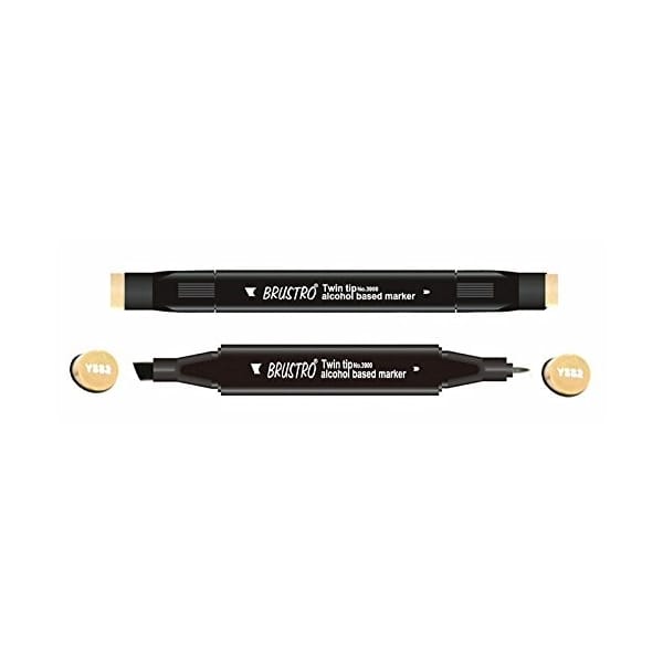 Brustro Twin Tip Alcohol Based Marker - Bronze