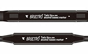 Brustro Twin Tip Alcohol Based Marker - Bud Green