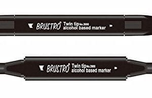 Brustro Twin Tip Alcohol Based Marker - Canaria Yellow