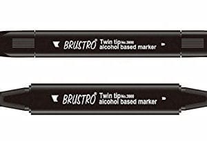 Brustro Twin Tip Alcohol Based Marker - Cerulean Blue