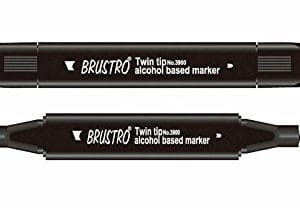 Brustro Twin Tip Alcohol Based Marker - Chartreuse Green