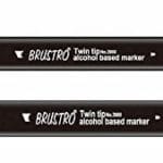 Brustro Twin Tip Alcohol Based Marker - Chromium Oxide Green