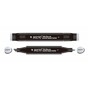 Brustro Twin Tip Alcohol Based Marker - Cool Grey II 03