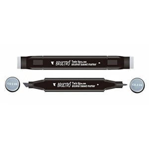 Brustro Twin Tip Alcohol Based Marker - Cool Grey II 05