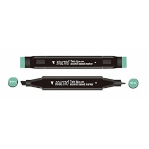 Brustro Twin Tip Alcohol Based Marker - Dark Green